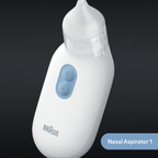 Braun Nasal aspirator 1 | Mucus Remover | Blocked Nose Relief | Electric Suction Power | Two Suction Levels | Newborn, Baby, and Child Friendly | Dishwasher Safe | BNA100EU