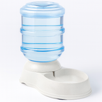 Amazon Basics Dog and Cat Water Feeder, Small, 1 Gallons (3.8 liters), Transparent