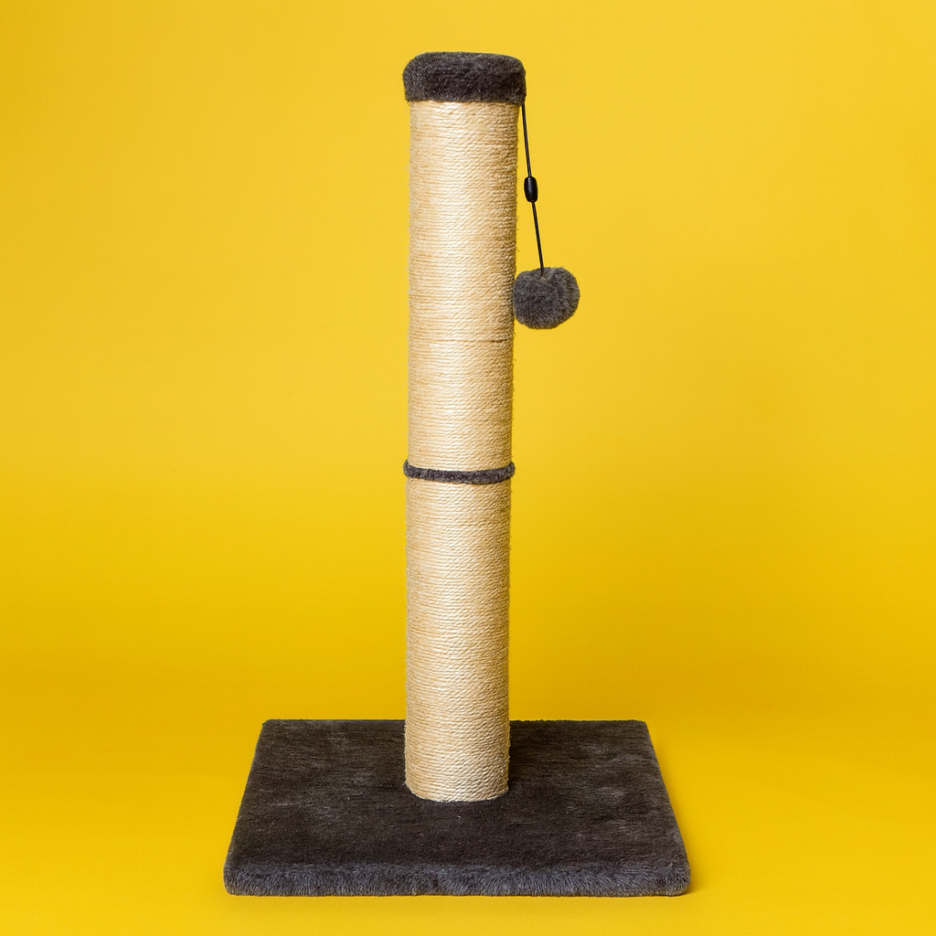 Amazon Basics Medium Cat Scratching Post, 40.01 x 40.01 x 80.01 cm, Grey
