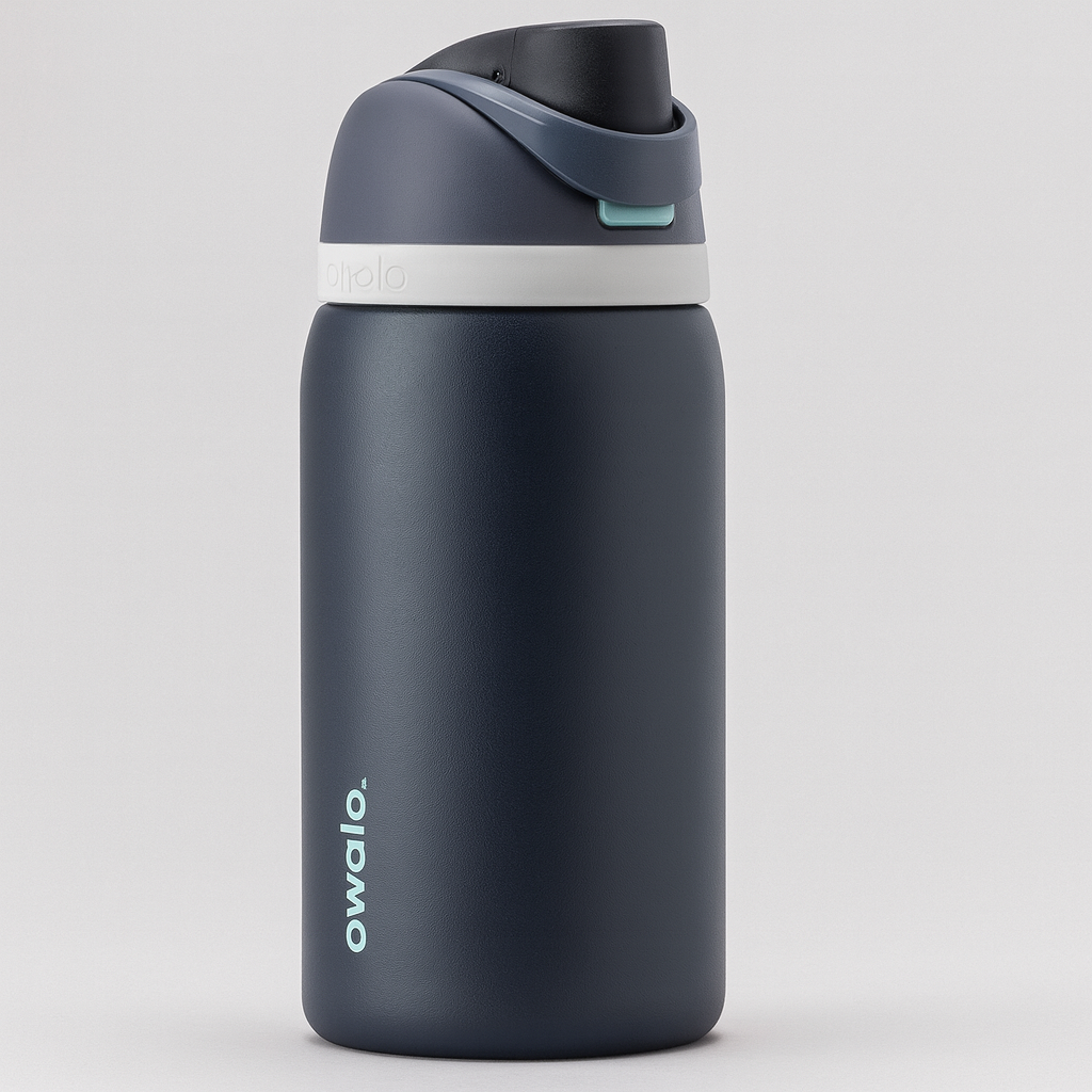 Owala FreeSip Insulated Stainless Steel Water Bottle with Straw for Sports and Travel, Leak Proof, BPA-Free, 945ml, Foggy Tide