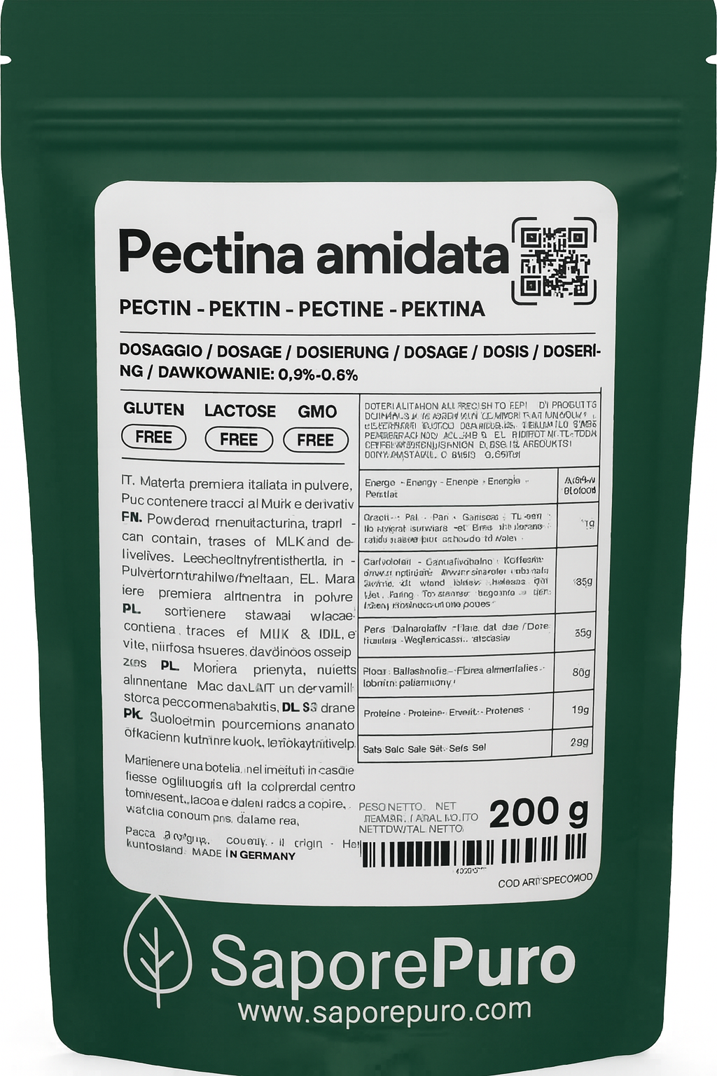 Pectin Powder 200 g - Ideal for Low Sugar Jams
