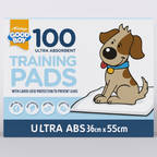 Good Boy Ultra Absorbent Dog Training Pads, white,Medium