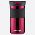 Contigo Byron Snapseal Travel Mug | Stainless Steel Thermal Mug | Vacuum Flask | Leakproof Tumbler | Coffee to Go Mug with BPA Free Easy-Clean Lid | Vivacious | 470 ml