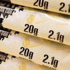 Warrior Crunch 20g High Protein Bars - Low Sugar/Carb Snack Bar - 12 Pack x 64g - Consume at Breakfast, Post-workout - Triple Layer - Incredibly Tasty - Halal Certified (White Chocolate)