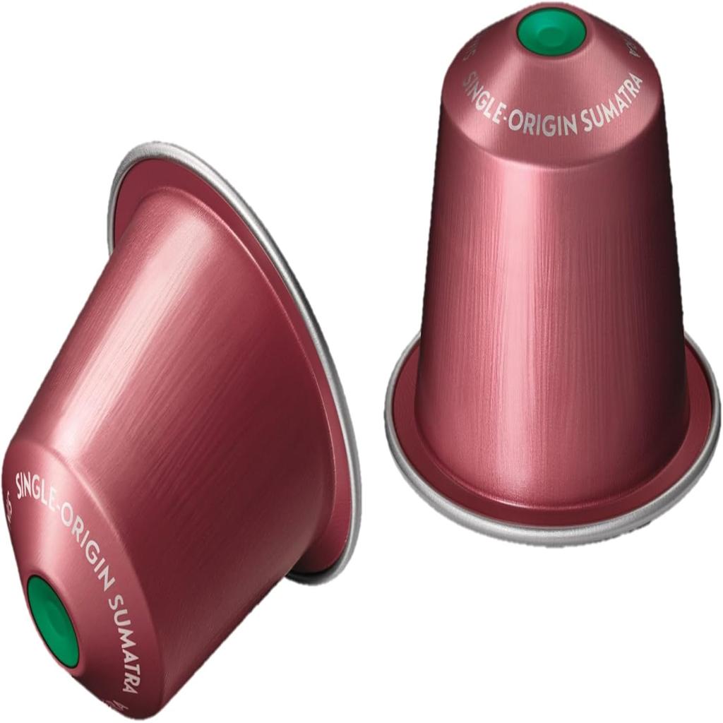 STARBUCKS Single-Origin Sumatra by Nespresso, Dark Roast, Coffee Capsules 6 x 10 (60 Capsules)