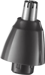 Remington Hair Trimmer for Men, Nose, Ear, & Eyebrow Hair Clipper, Rotary Trimmer, Two Comb Attachments, Waterproof, Battery Operated, Cordless - NE3850