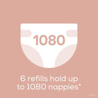 Angelcare Nappy Bin Refills, Pack of 6