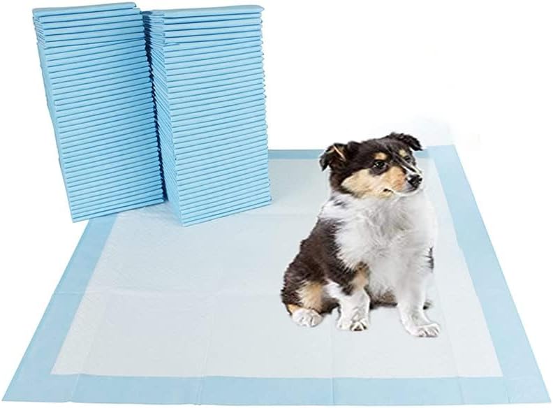 Bargain Factory - Pet Potty Training Pads Pack of 50 for Dogs Puppy Pads - Super-Absorbent 5 Layers Waterproof - 56 x 56 cm - Disposable Puppy Pee Pads