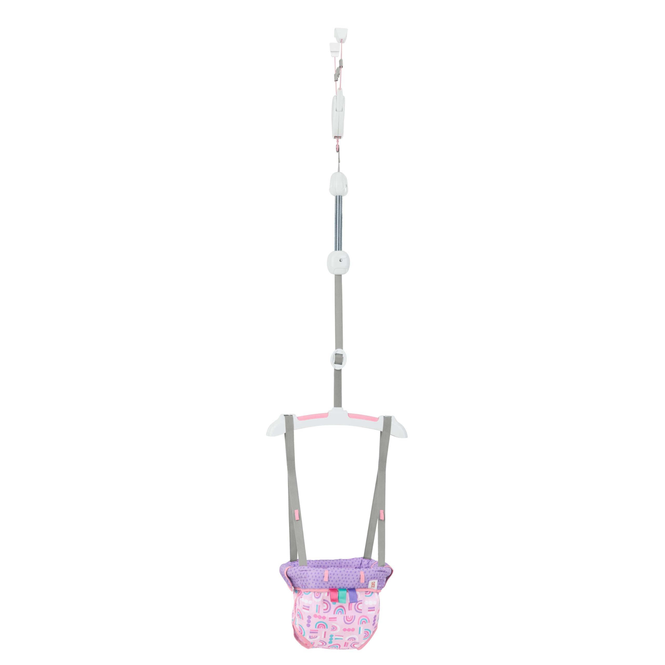 Bright Starts Playful Parade Door Jumper for Baby with Adjustable Strap, 6 Months and Up, Max Weight 26 lbs