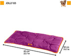 FERPLAST Dog Mat & Cat Mat - Washable Medium Dog Bed - Waterproof & Scratchproof Mattress for Cars, Dog Houses, Kennels and Baskets - Soft - Jolly - 83 x 50 CM, M, Brown