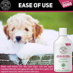C&G Pets Dog Shampoo For Itchy Skin Antibacterial And Antifungal | Natural Medicated Low Lather Safe Formula | Fast Absorbing And Skin Cooling First Aid | Great For Grazes Skin Irritation