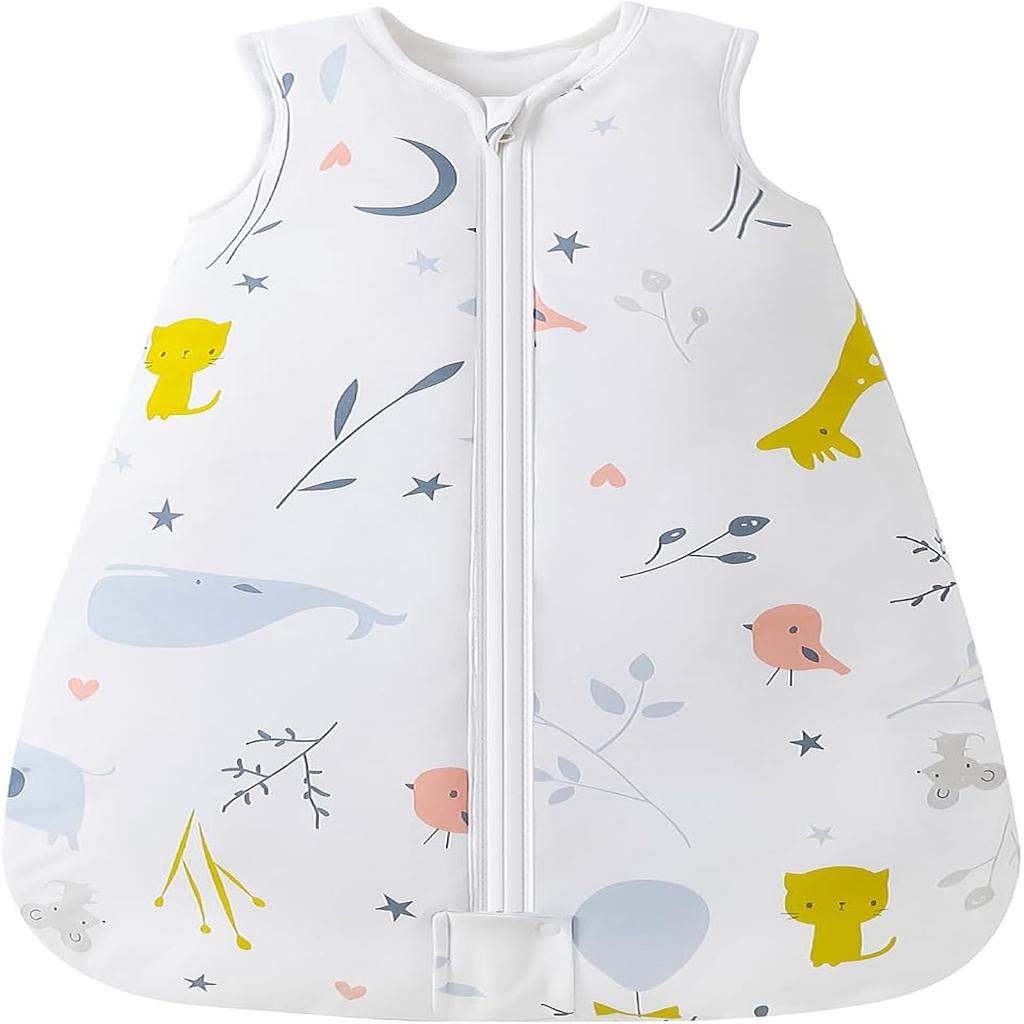 Mosebears Baby Winter Sleeping Bag, Children's Sleeping Bag, 2.5 Tog, Baby Sleeping Bags,100% Cotton for Various Sizes from Birth to Age of 24 Months(12-18 Months)