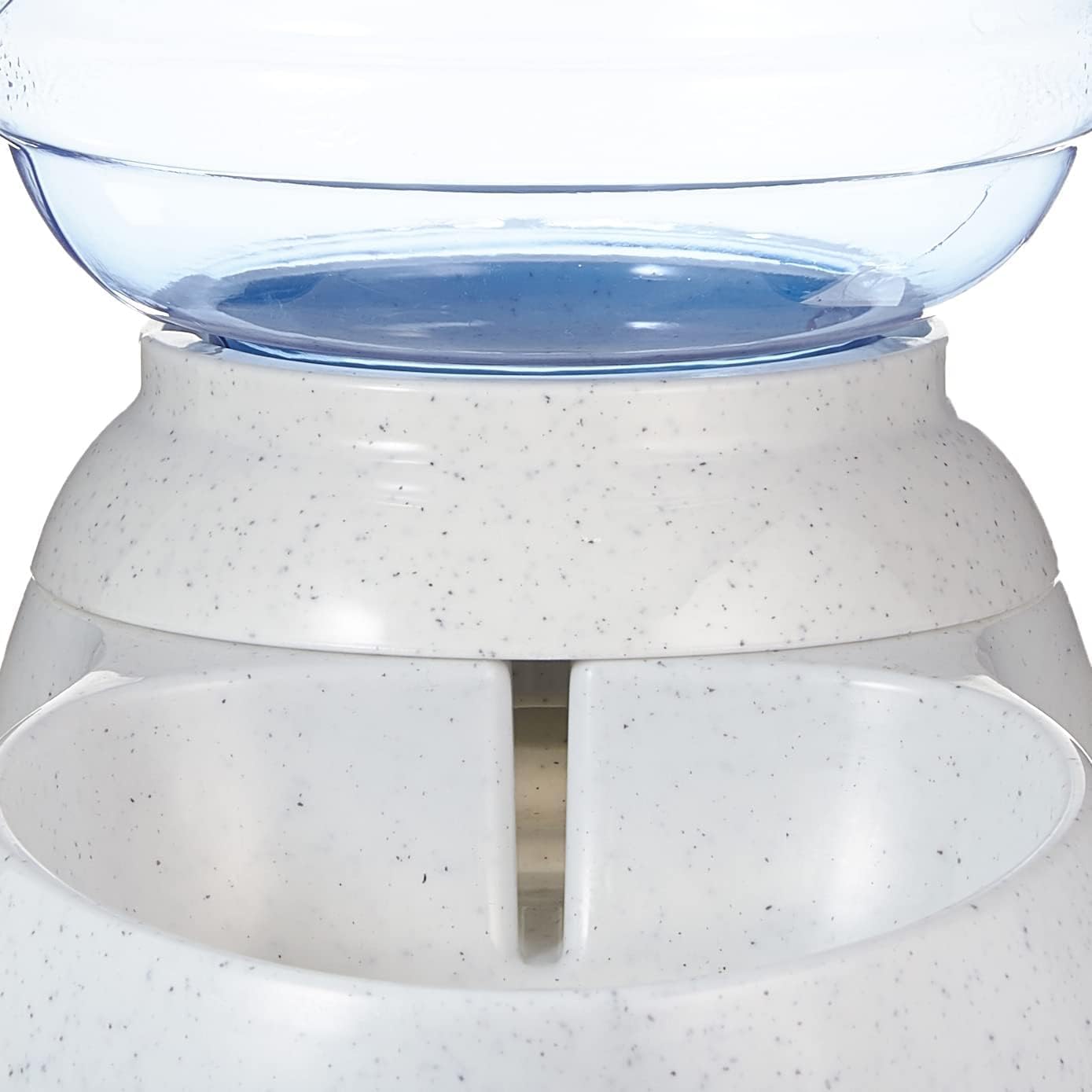 Amazon Basics Dog and Cat Water Feeder, Small, 1 Gallons (3.8 liters), Transparent