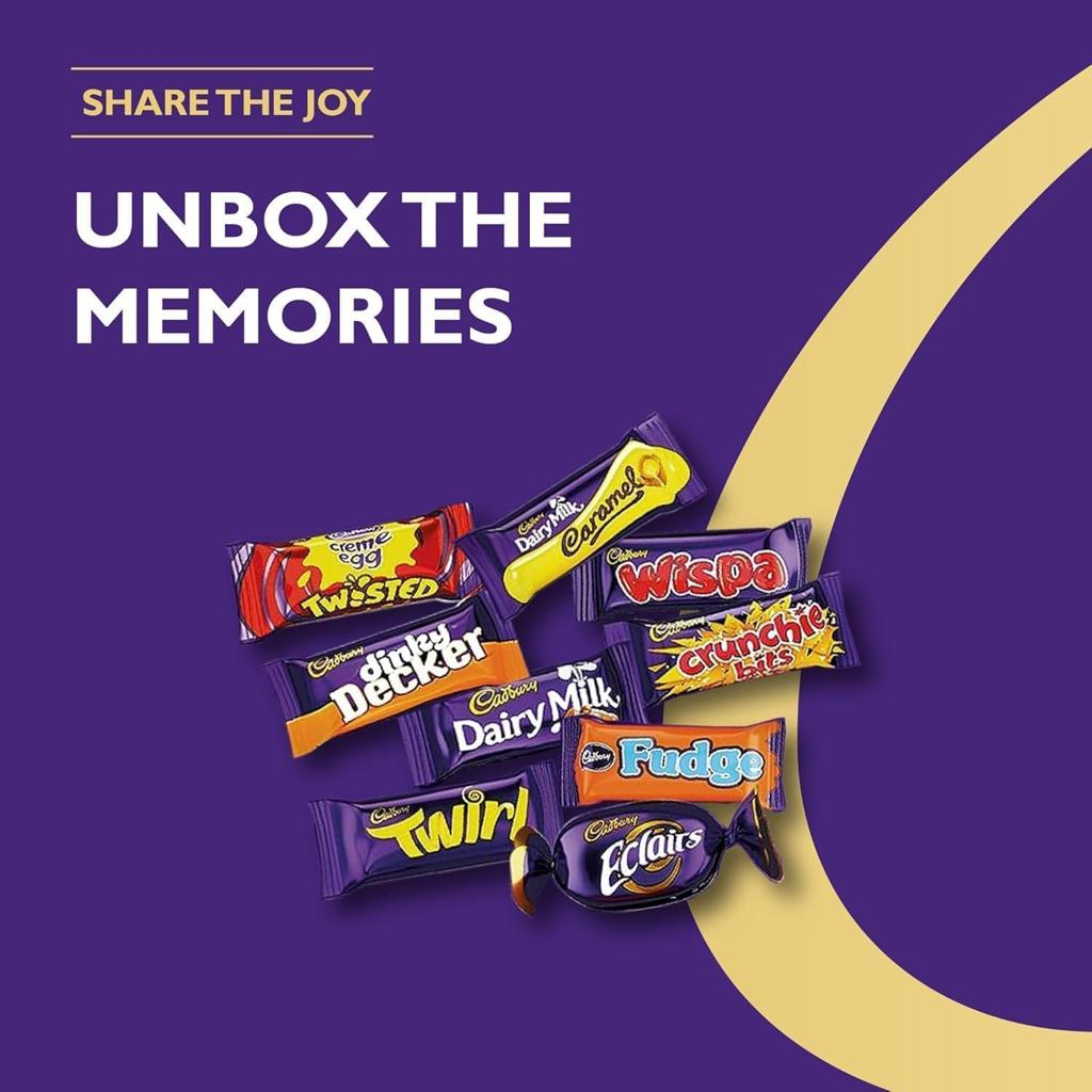 Cadbury Heroes Chocolate Bulk Share Box, Assorted Mini-Size Milk Chocolate Bars, 2 kg (Pack of 1)