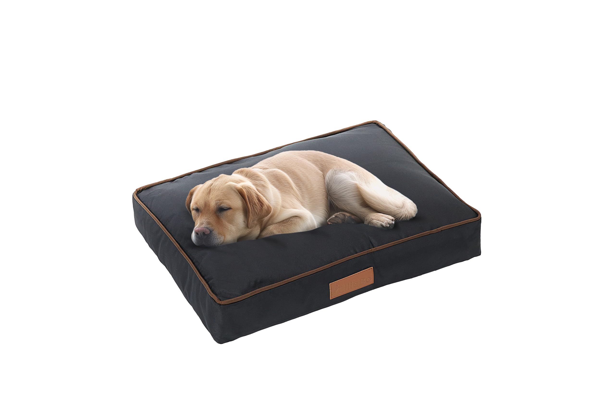 Ellie-Bo Large Dog Bed for 36-inch Dog Cage/Crate - Black Waterproof