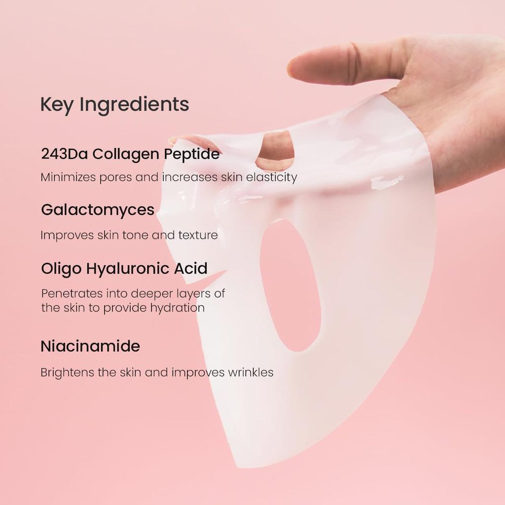 Biodance Bio-Collagen Real Deep Mask 4-pack Face Masks, Face Mask, Face Mask Women, Facial Mask, Pore Refining, Wrinkle Treatment