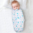 Vicloon Baby Swaddle Wrap, 2 pcs Newborn Swaddle Blanket Wrap, Organic Cotton Baby Blanket Wrap for Baby 0-3 Months 7-14lbs