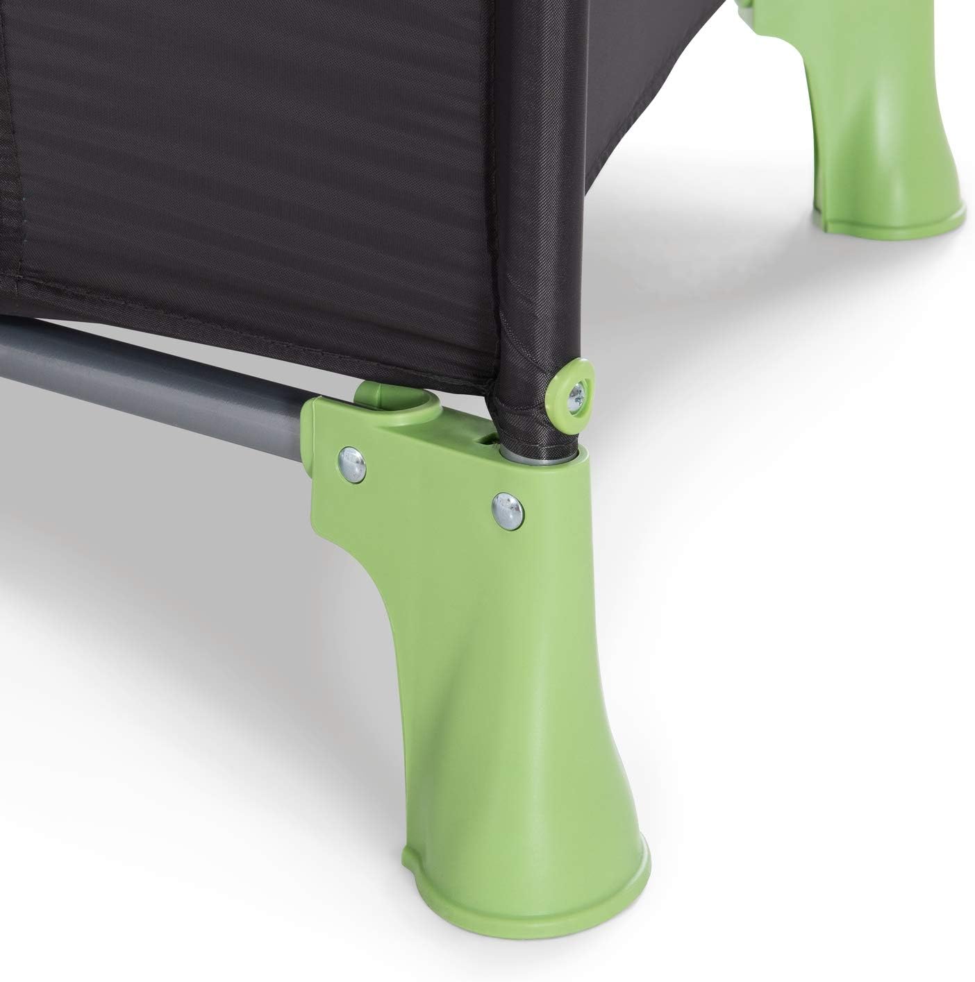 Travel Cot 120 x 60 cm from Birth to 15 kg, 3-Part Travel Bed with Folding Mattress and Carry Bag, Tilt-Resistant, Waterblue