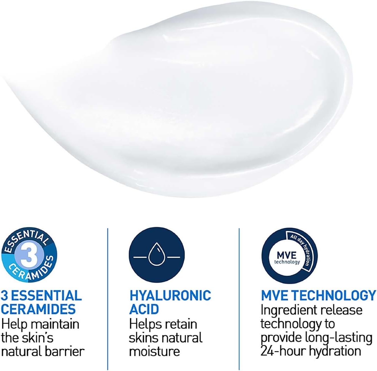 CeraVe Moisturising Cream Pot with Hyaluronic Acid and 3 Essential Ceramides for Dry to Very Dry Skin 454g