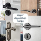 EUDEMON Childproof Door Lever Lock, Baby Safety Door Handle Lock, Easy to Install and no Tools Need or Drill (White, 2 Pack)