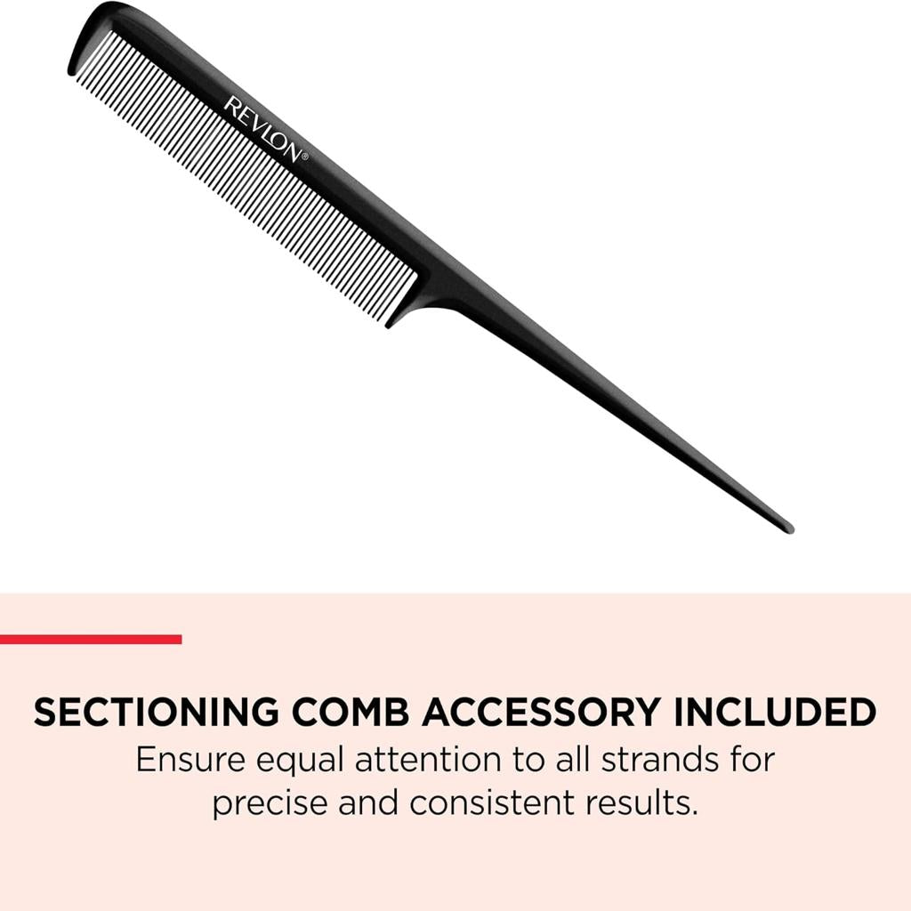 Revlon Salon One-Step Hair Dryer & Volumiser with Sectioning Comb Included (for mid to Long Hair, One-Step Technology, 2-in-1 Styling Tool, Ionic & Ceramic Technology) RVDR5222UKAMZ