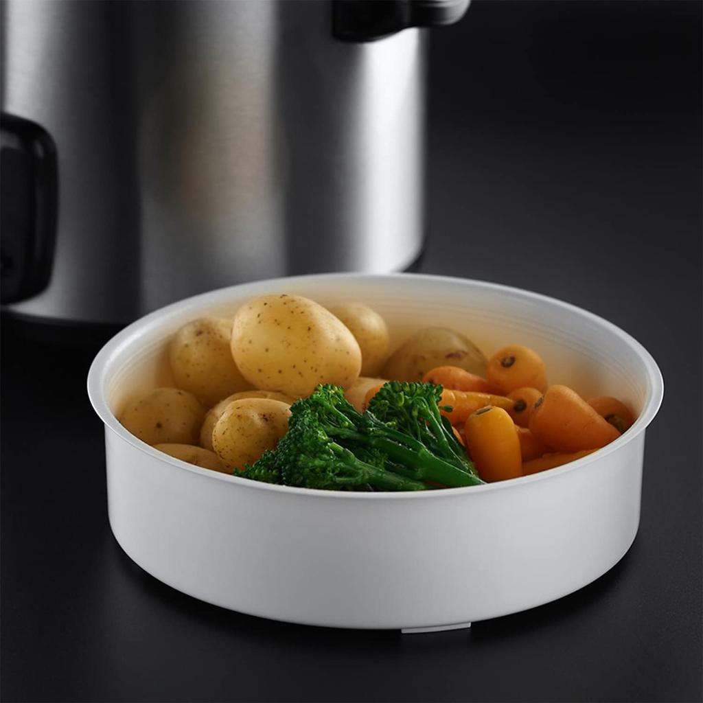 Russell Hobbs Electric Rice Cooker & Steamer - 1.8L (10 cup) Keep warm function, Removable non stick bowl, Easy to clean, Steamer basket, measuring cup & spoon inc, Energy saving, 700W, 19750