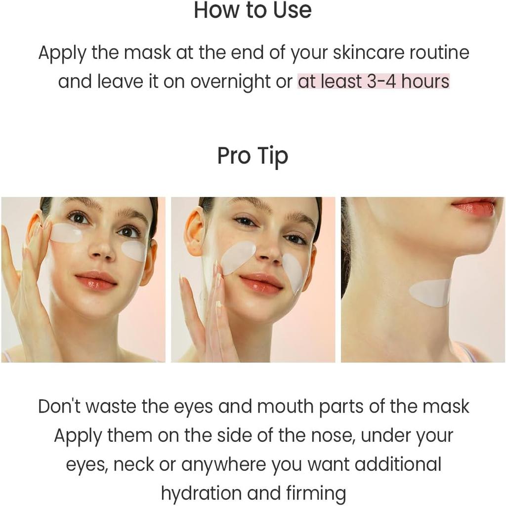 Biodance Bio-Collagen Real Deep Mask 4-pack Face Masks, Face Mask, Face Mask Women, Facial Mask, Pore Refining, Wrinkle Treatment