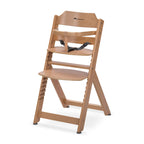 Bebeconfort Timba Evolutive Wooden High Chair, 6 Months-99 Years, Up to 110 kg, Baby High Chair, Removable Tray, Adjustable Seat & Footrest, 3-point Safety Harness, Fits Timba Baby, Natural Wood