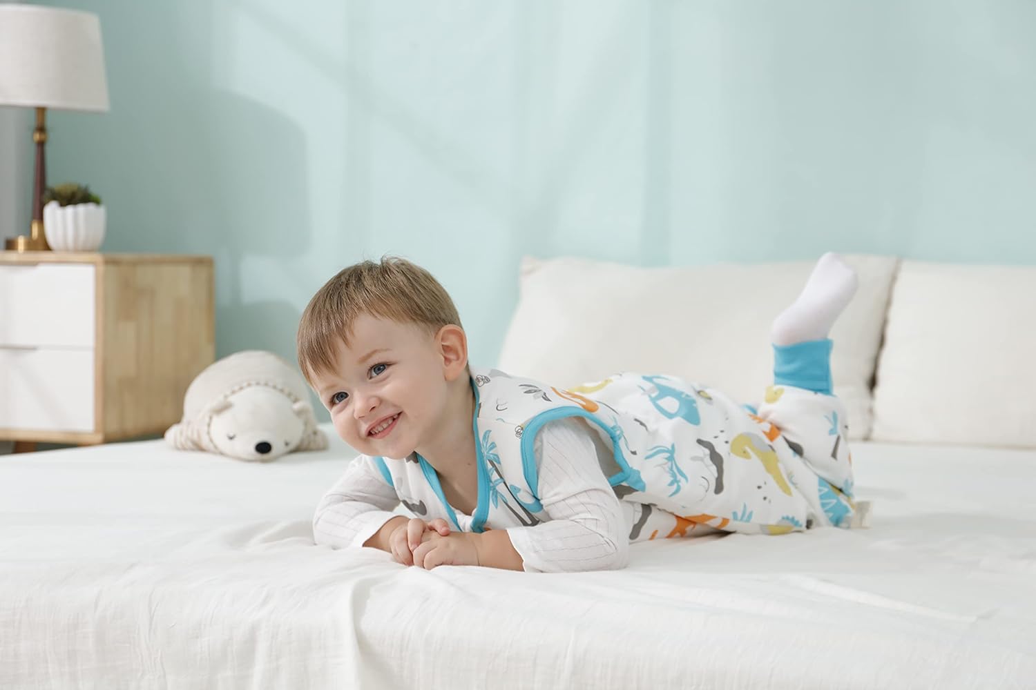 Mosebears Baby Sleeping Bag All Year Round Children's Sleeping Bag Winter 2.5 Tog 100% Organic Cotton Sleeping Bag Various Sizes Autumn Winter Sleeping Blanket