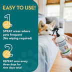 Natural Flea Spray For Home Use: Repels And Kills Fleas | Safe For Pets | Against Fleas, Ticks And Insects | For Carpets, Beds, Furniture, Cars