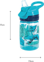 Nuby Incredible Gulp Water Bottle - No Spill, Active Sippy Cup for Toddlers, 360 ml, Carry Handle, Dishwasher and Microwave Safe, Suitable for Ages 18 Months + (Dinosaurs,