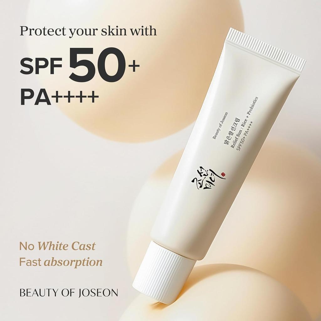 Beauty of Joseon - SPF 50+ sunscreen with rice extracts, and probiotics (1) (1)