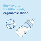 MAM Easy Active Bottles | 2 Pack (2 x 330ml) | Fast Flow MAM Teats Size 3 | Baby Accessories | Beige (Various Designs)