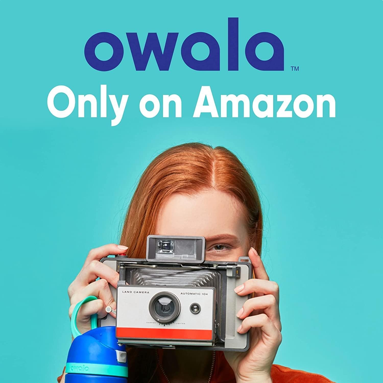 Owala FreeSip Insulated Stainless Steel Water Bottle with Straw for Sports and Travel, Leak Proof, BPA-Free, 945ml, Foggy Tide