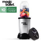 nutribullet magic bullet Starter Kit - All-in-one Food Processor & Blender - 10,000 RPM Speed - 4 Piece Kit with High Torque Power Base, Tall Cup & Flip Top Lid & Cross Blade - For Meal Prep