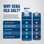 Seba Garden Grey Celtic Sea Salt 1kg Hand Harvested Grey Sea Salt Resealable Bag Contains Over 82 Essential Minerals