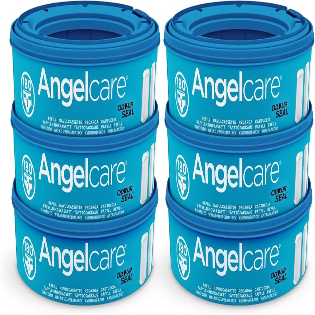 Angelcare Nappy Bin Refills, Pack of 6