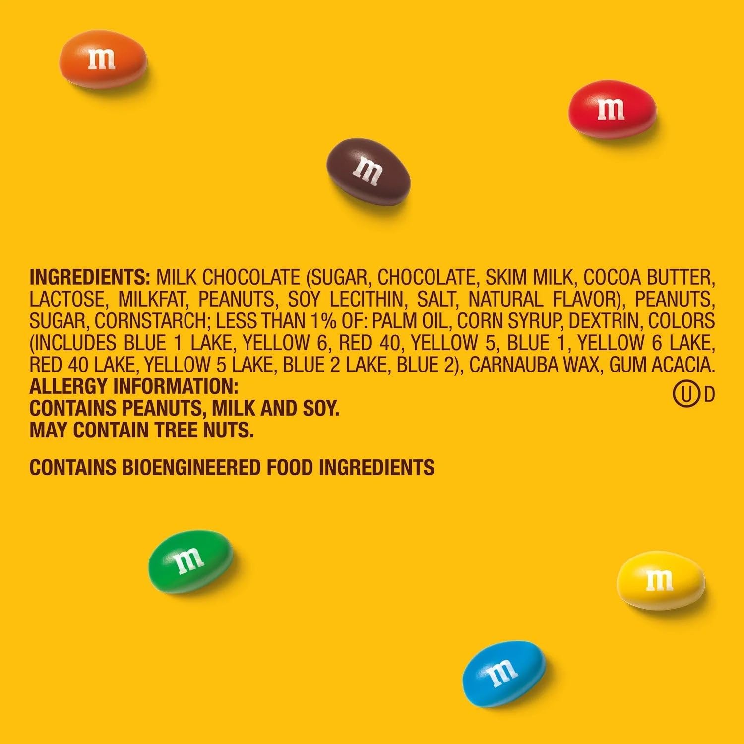 M&M'S, Chocolate Peanuts 800g Pack May Vary
