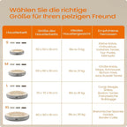 Feandrea PGW050G01 Doughnut Dog Bed/Cat Bed Diameter 50 cm Light Grey