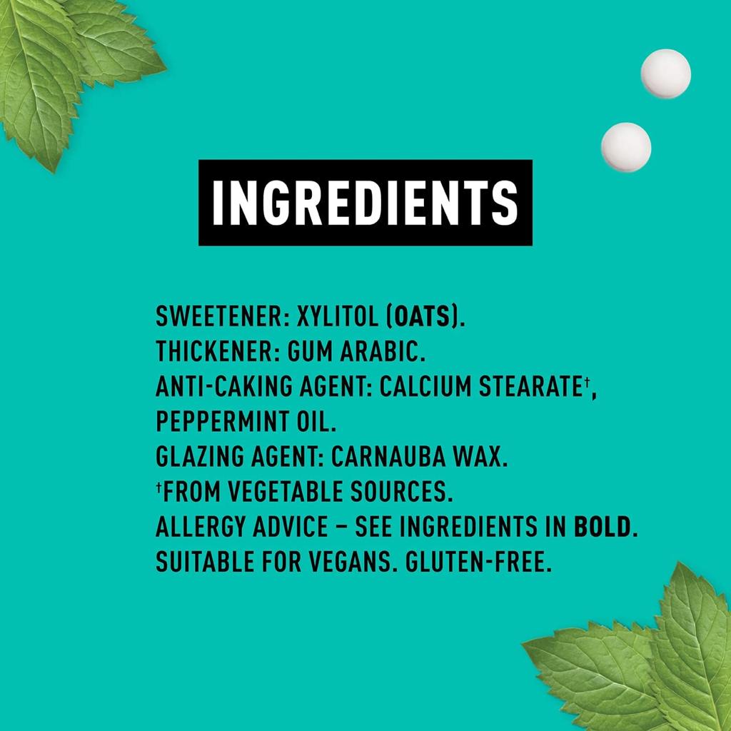 Peppersmith - British Peppermint Mints - 100% Plant Based Xylitol - Breath Freshener - Sugar Free Mints - Benefits Oral Health - Pocket Packs - 12x15g Brand: Peppersmith