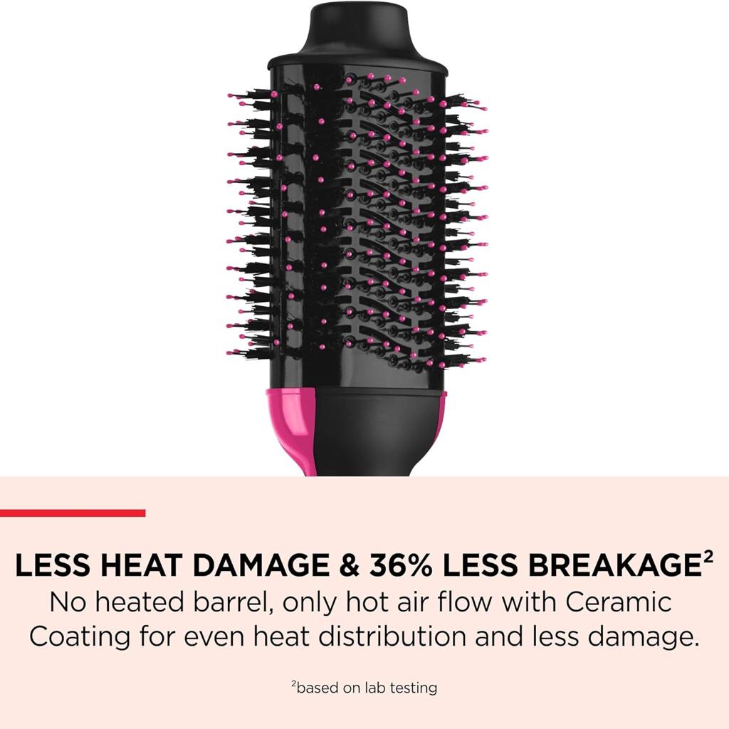 Revlon Salon One-Step Hair Dryer & Volumiser with Sectioning Comb Included (for mid to Long Hair, One-Step Technology, 2-in-1 Styling Tool, Ionic & Ceramic Technology) RVDR5222UKAMZ