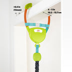 Bright Starts Playful Parade Door Jumper for Baby with Adjustable Strap, 6 Months and Up, Max Weight 26 lbs