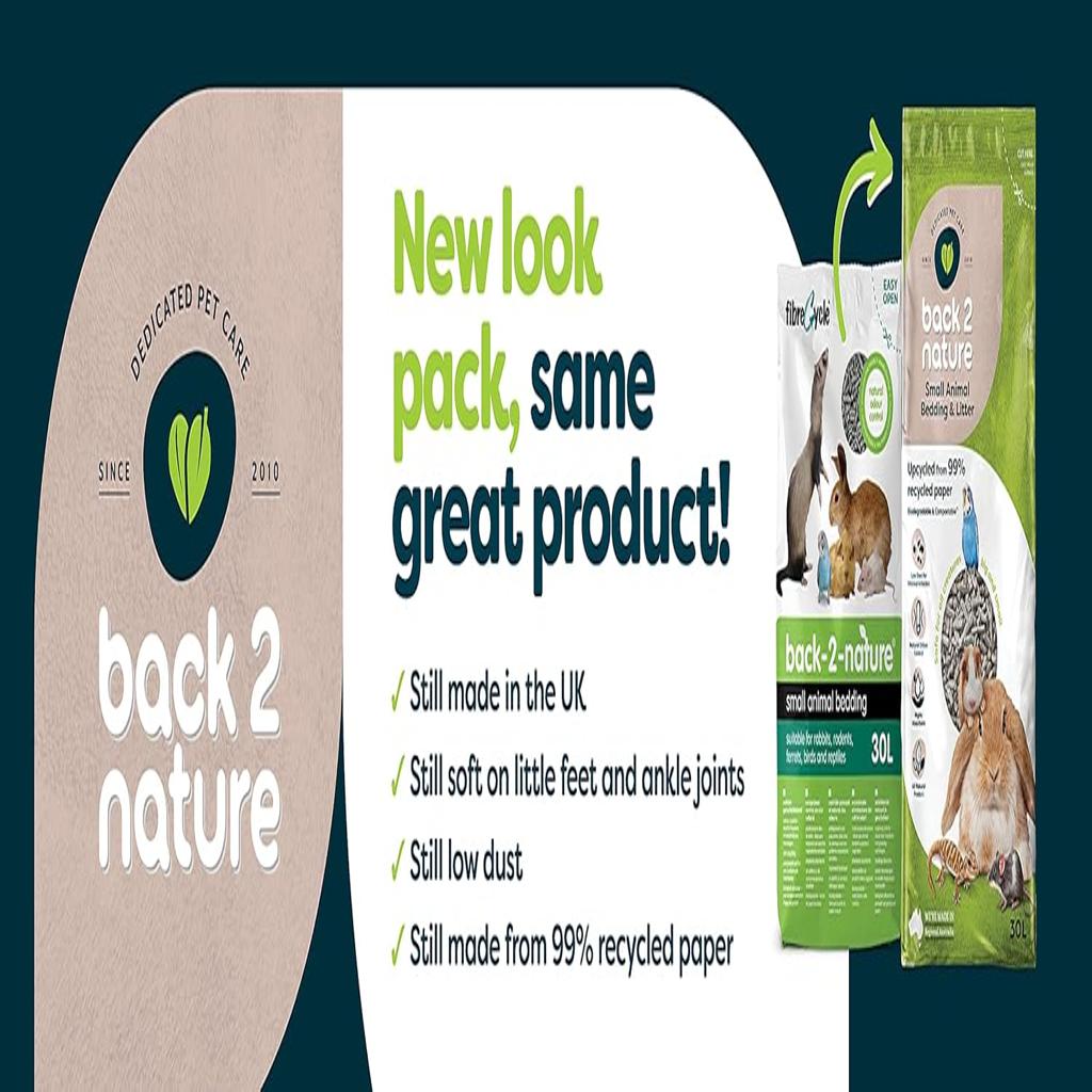 back-2-nature Small Animal Bedding and Litter 20L