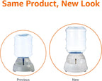 Amazon Basics Dog and Cat Water Feeder, Small, 1 Gallons (3.8 liters), Transparent