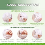 haakaa Silicone Breast Pump & Breast Milk Catcher, 100 ml Hand Breast Pump, Transparent Manual Breast Pump, Healthy and Harmless