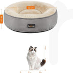 Feandrea PGW050G01 Doughnut Dog Bed/Cat Bed Diameter 50 cm Light Grey
