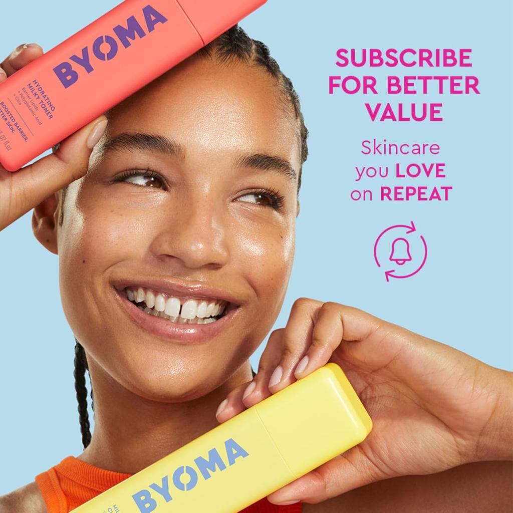 BYOMA Moisturising Gel Cream (50ml) Lightweight Oil Free Daily Moisturiser with Barrier Repair, Niacinamide and Green Tea, for All Skin Types - Alcohol Free, Vegan