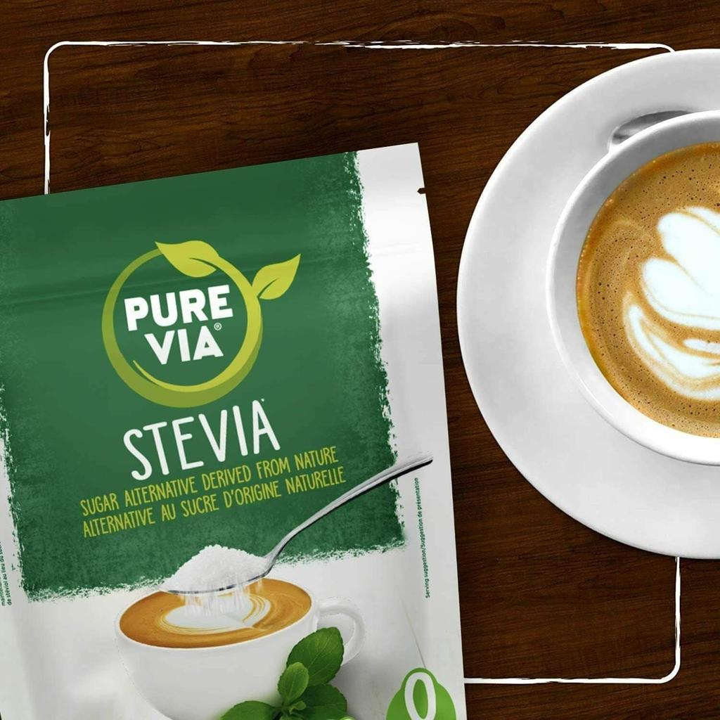 Pure Via - Crystallized Powder, Alternative to Natural Sugar - Stevia, Zero Calorie, 1 x 1 kg
