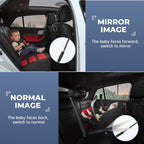 GEARCELL Baby Car Camera HD 1080P Baby Mirror with 4.3'' Display for Rear Seat, Backseat Monitors with Night Vision Function, Wide View Angle, Rear Facing Seat Safety Mirror Kit
