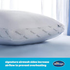 Silentnight Airmax Pillow Pack of 2 – Air Mesh Sides Maximising Airflow Preventing Overheating for a Cool Night's Sleep – Machine Washable and Hypoallergenic Bed Pillow 2 Pack